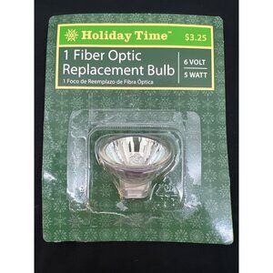 1 Fiber Optic Replacement Bulb 6V 5W Holiday Time